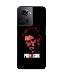 Money Heist Professor Sketch OnePlus 10R 5G Back Cover