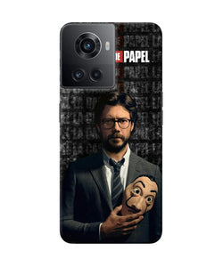 Money Heist Professor with Mask OnePlus 10R 5G Back Cover