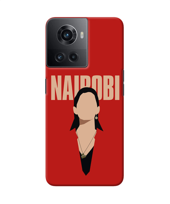 Nairobi Paint Money Heist OnePlus 10R 5G Back Cover