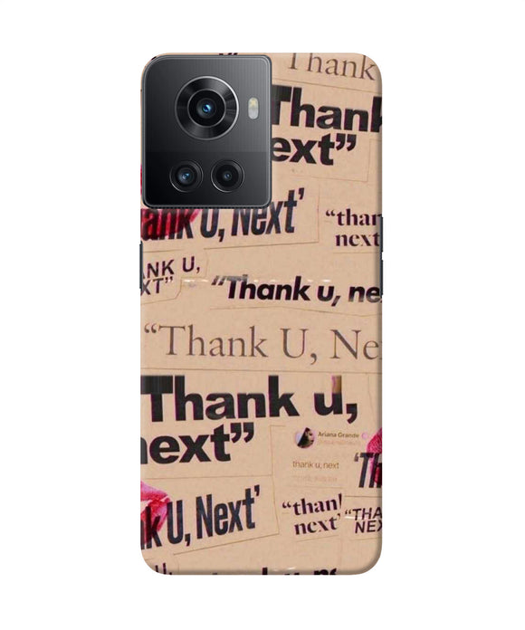 Thank you next OnePlus 10R 5G Back Cover