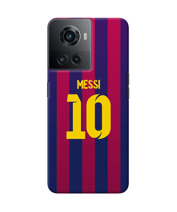 Messi 10 tshirt OnePlus 10R 5G Back Cover