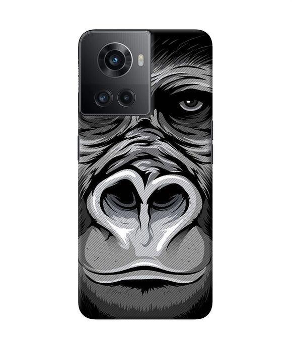 Black chimpanzee OnePlus 10R 5G Back Cover