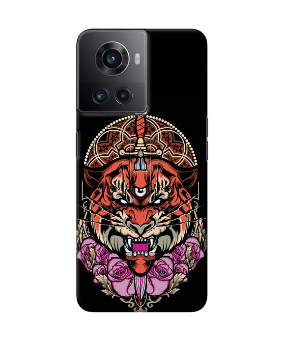 Abstract tiger OnePlus 10R 5G Back Cover