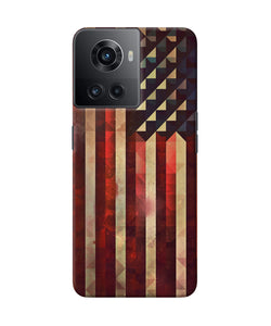 Vintage US flag OnePlus 10R 5G Back Cover