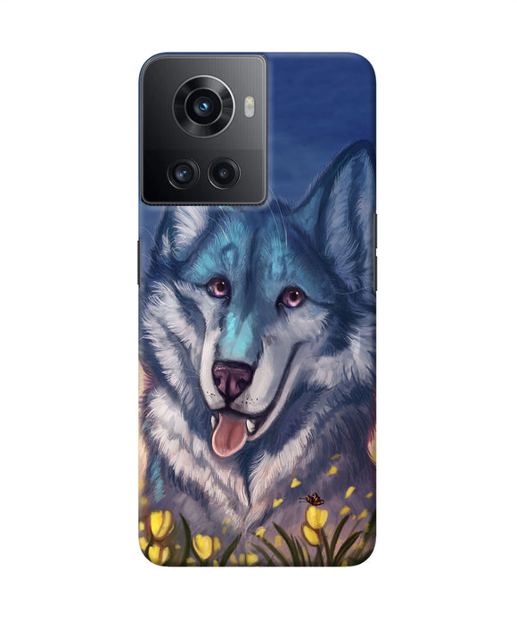 Cute wolf OnePlus 10R 5G Back Cover
