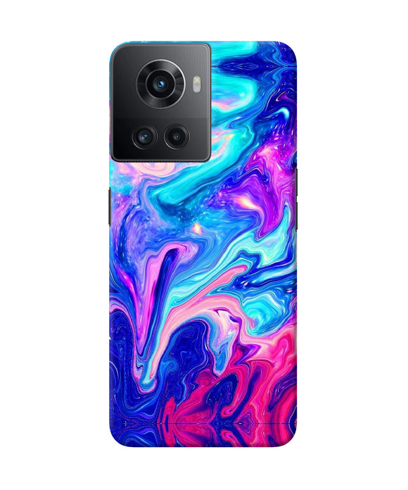 Abstract colorful water OnePlus 10R 5G Back Cover