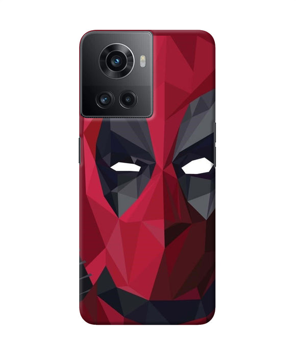 Abstract deadpool mask OnePlus 10R 5G Back Cover