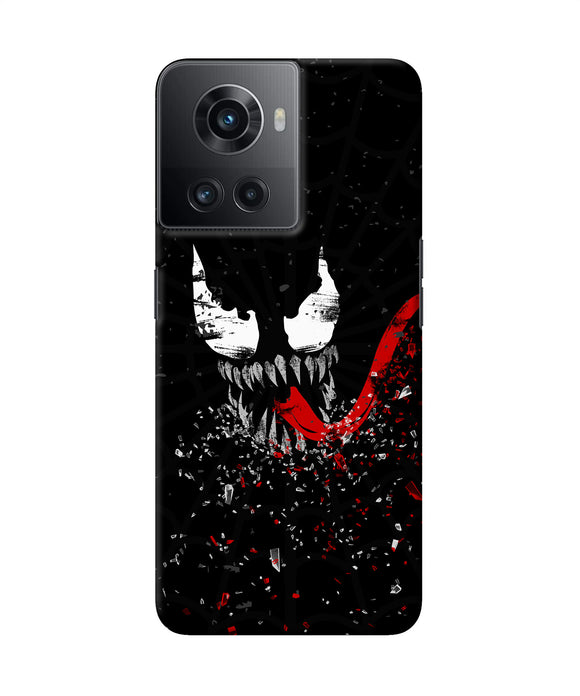 Venom black poster OnePlus 10R 5G Back Cover