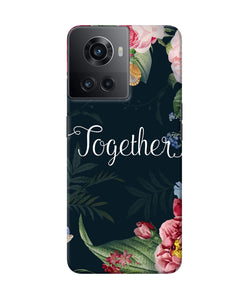 Together flower OnePlus 10R 5G Back Cover