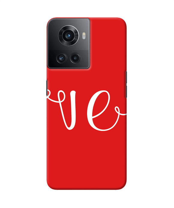 Love two OnePlus 10R 5G Back Cover