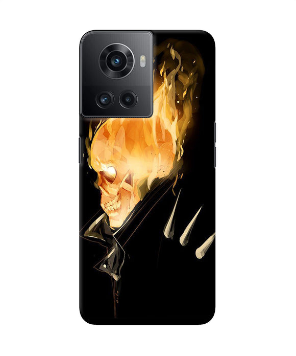 Burning ghost rider OnePlus 10R 5G Back Cover
