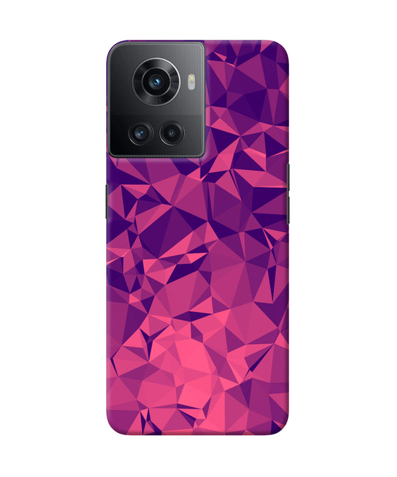 Abstract red blue shine OnePlus 10R 5G Back Cover