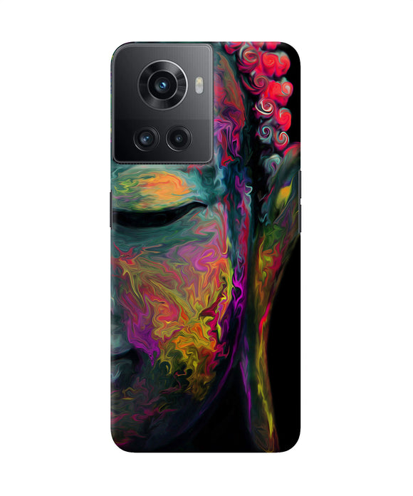Buddha face painting OnePlus 10R 5G Back Cover