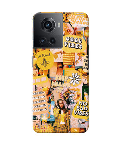 Good vibes poster OnePlus 10R 5G Back Cover