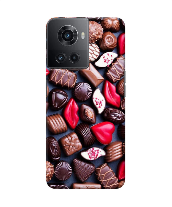 Valentine special chocolates OnePlus 10R 5G Back Cover