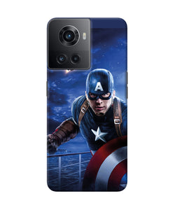 Captain with ironman OnePlus 10R 5G Back Cover