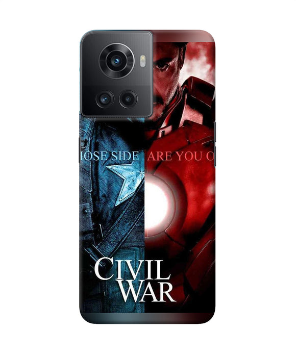 Civil war OnePlus 10R 5G Back Cover