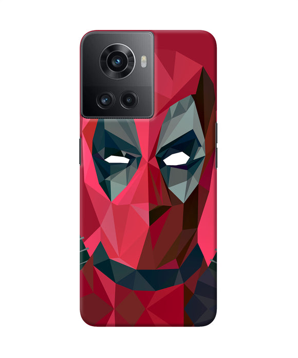 Abstract deadpool full mask OnePlus 10R 5G Back Cover