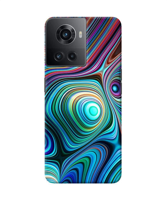 Abstract coloful waves OnePlus 10R 5G Back Cover