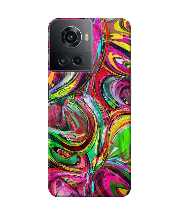 Abstract colorful ink OnePlus 10R 5G Back Cover