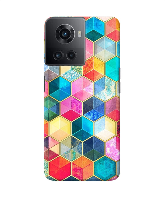 Abstract color box OnePlus 10R 5G Back Cover