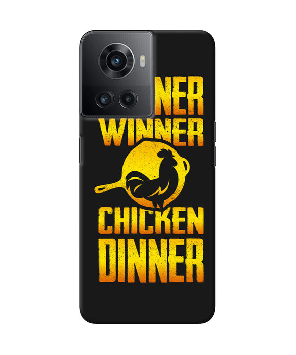 Pubg chicken dinner OnePlus 10R 5G Back Cover