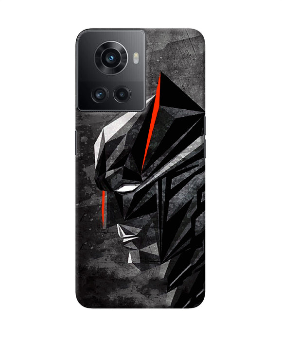 Batman black side face OnePlus 10R 5G Back Cover