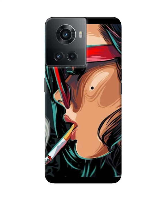 Smoking girl OnePlus 10R 5G Back Cover