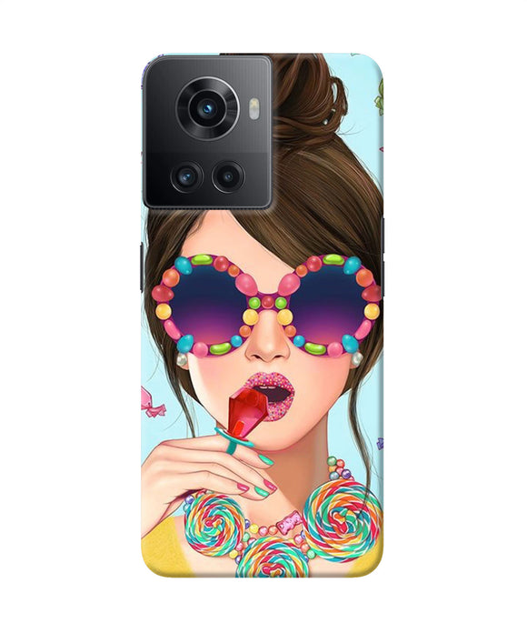Fashion girl OnePlus 10R 5G Back Cover