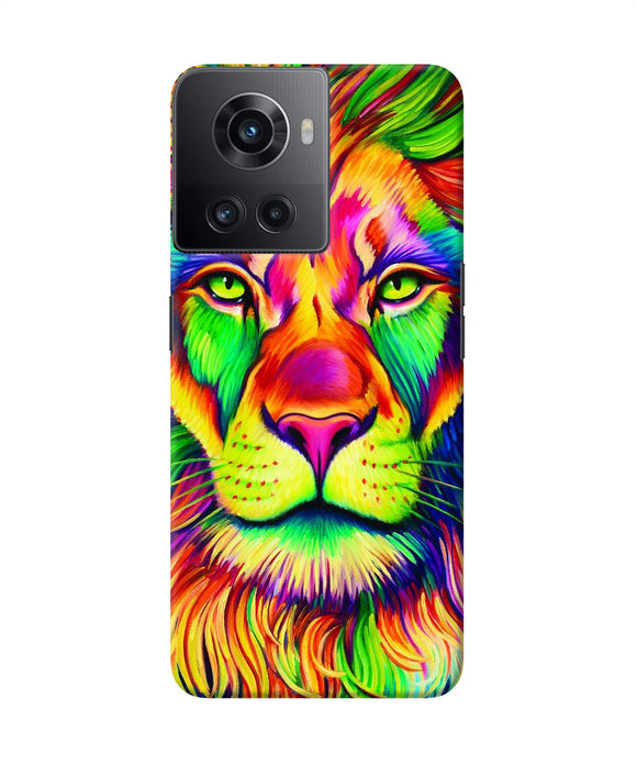 Lion color poster OnePlus 10R 5G Back Cover