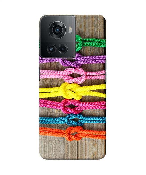 Colorful shoelace OnePlus 10R 5G Back Cover