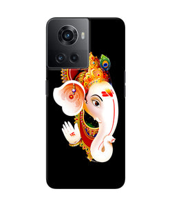 Lord ganesh face OnePlus 10R 5G Back Cover