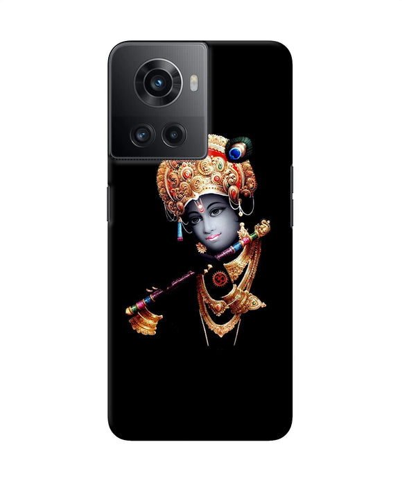 Lord krishna with fluet OnePlus 10R 5G Back Cover