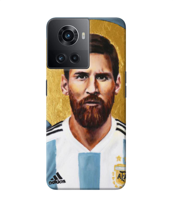 Messi face OnePlus 10R 5G Back Cover