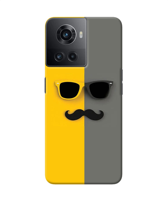 Mustache glass OnePlus 10R 5G Back Cover