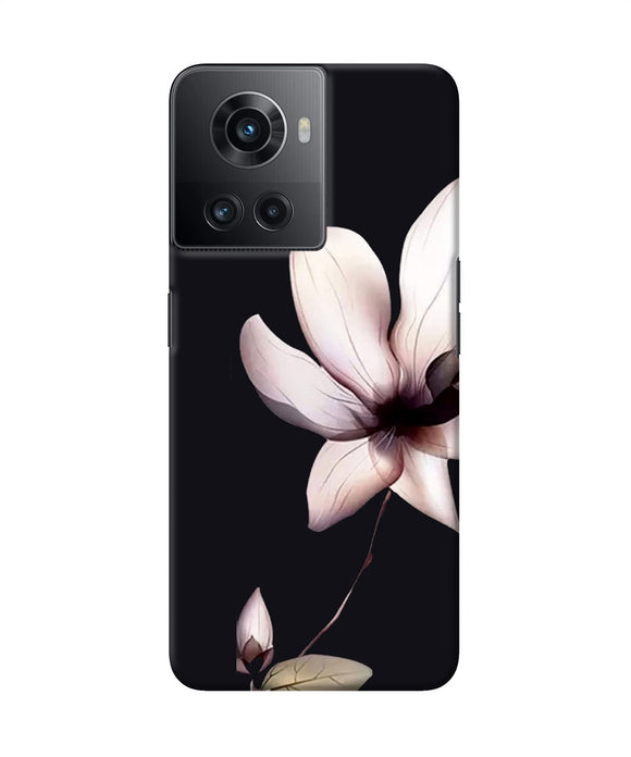 Flower white OnePlus 10R 5G Back Cover