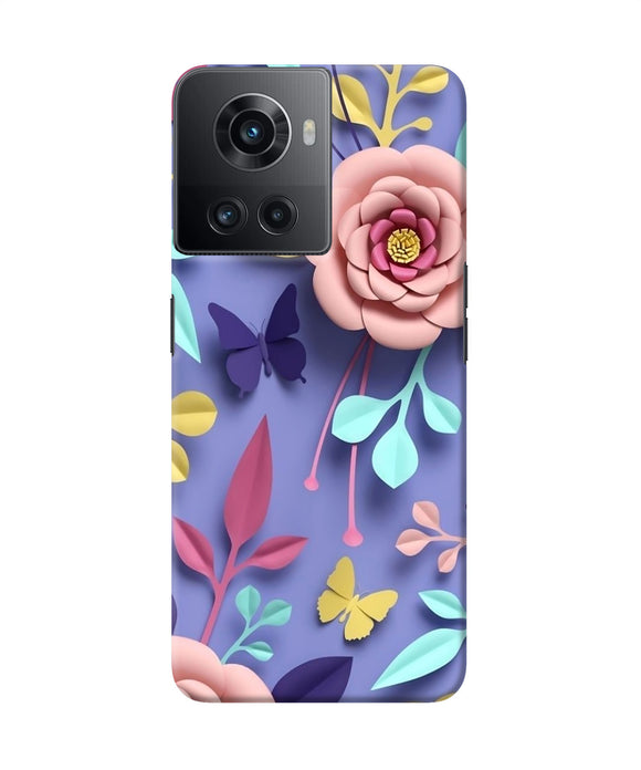 Flower canvas OnePlus 10R 5G Back Cover