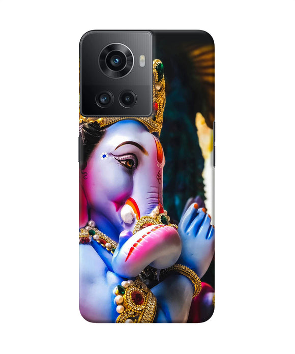 Lord ganesh statue OnePlus 10R 5G Back Cover