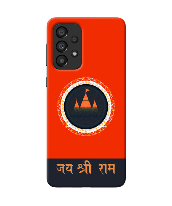 Jay Shree Ram Quote Samsung A33 5G Back Cover
