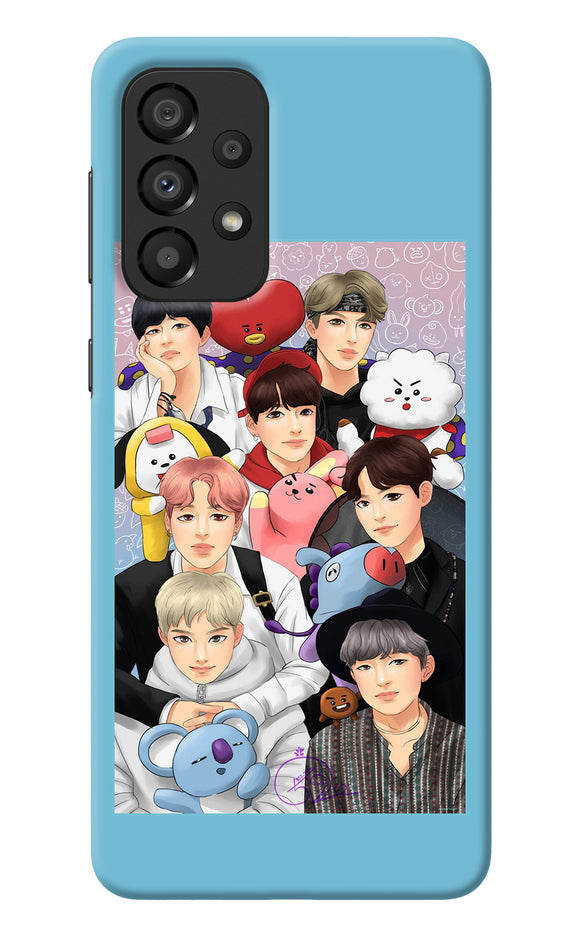 BTS with animals Samsung A33 5G Back Cover