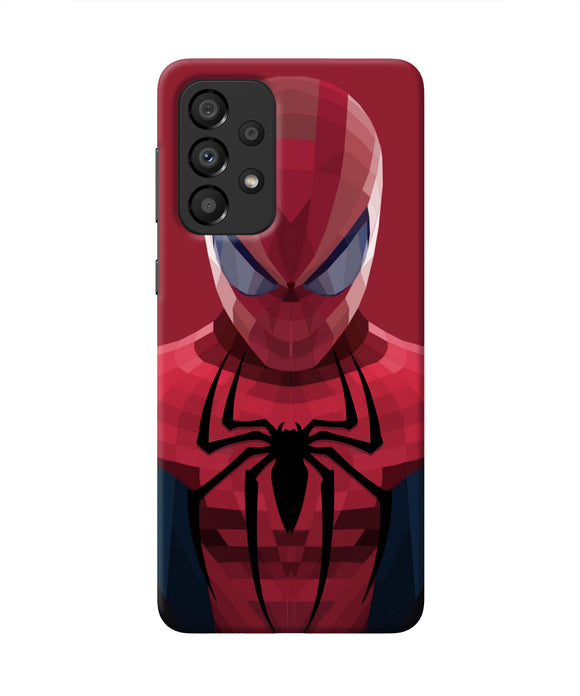 Spiderman Art Samsung A33 5G Real 4D Back Cover