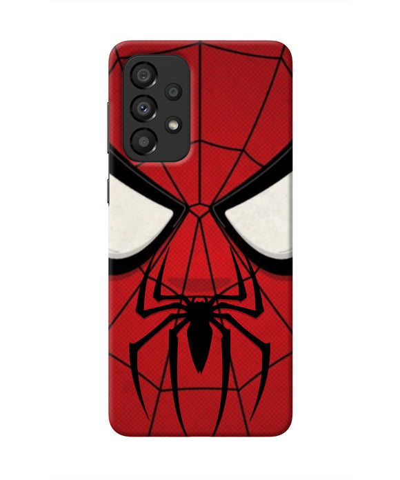 Spiderman Face Samsung A33 5G Real 4D Back Cover