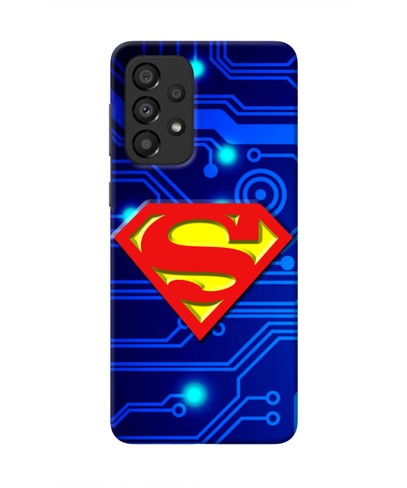 Superman Abstract Samsung A33 5G Real 4D Back Cover
