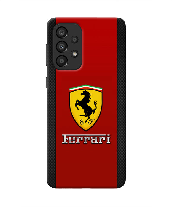 Ferrari Abstract Samsung A33 5G Real 4D Back Cover