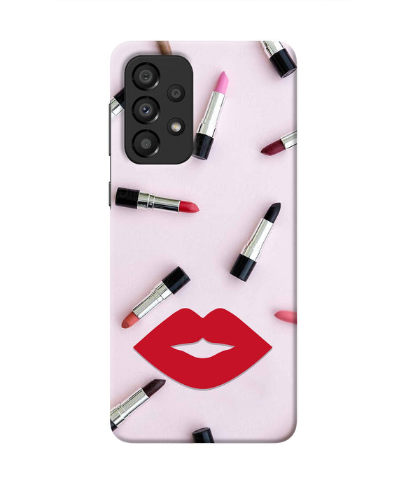 Lips Lipstick Shades Samsung A33 5G Real 4D Back Cover