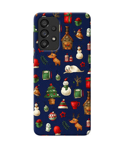 Canvas christmas print Samsung A33 5G Back Cover