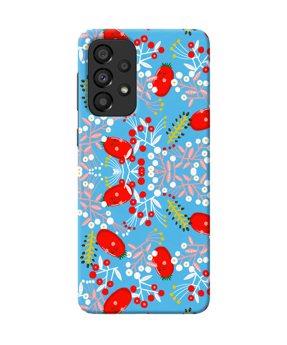 Small red animation pattern Samsung A33 5G Back Cover