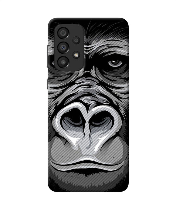 Black chimpanzee Samsung A33 5G Back Cover