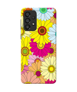 Abstract colorful flowers Samsung A33 5G Back Cover