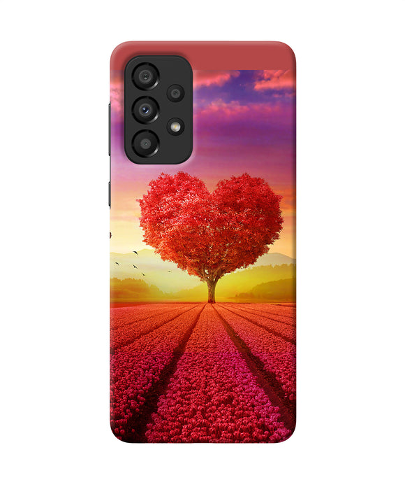 Natural heart tree Samsung A33 5G Back Cover